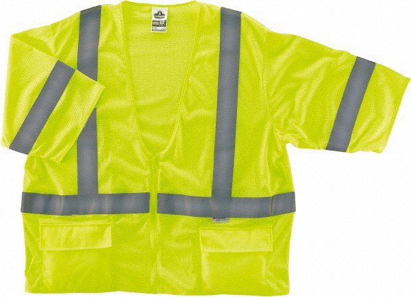 ERGODYNE: GloWear® 8330Z Type R Class 3 Two-Tone Vest Lime - Safety ...